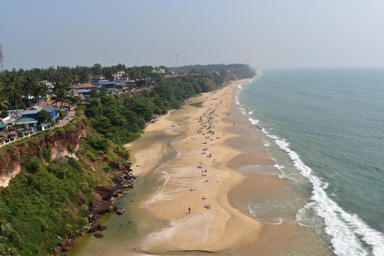 Palan Beach Resort Varkala Bagian luar foto